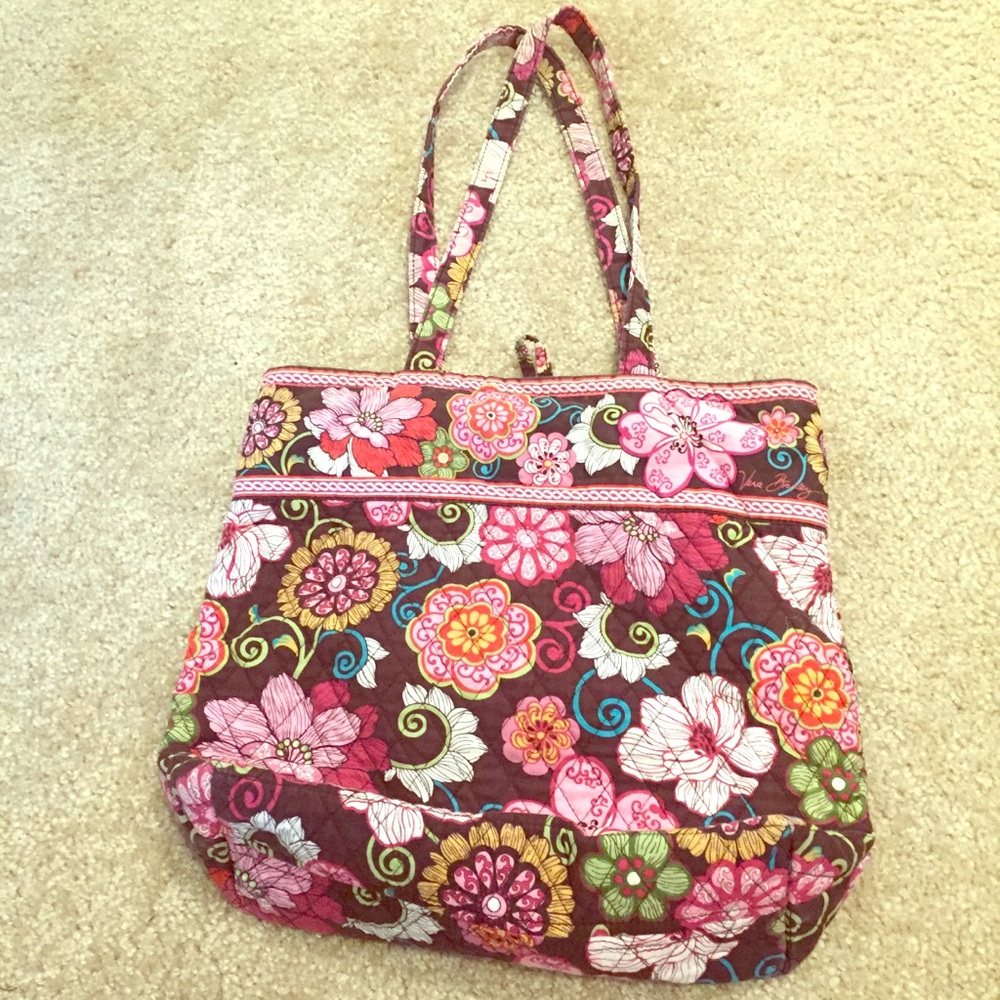 COPY - Vera Bradley Tote- Mod Floral Pink Pattern